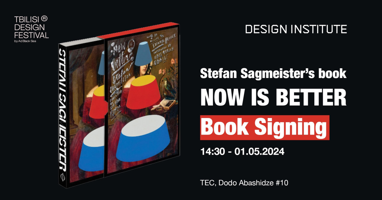 Stefan Sagmeister' Book Signing at Tbilisi Design Festival