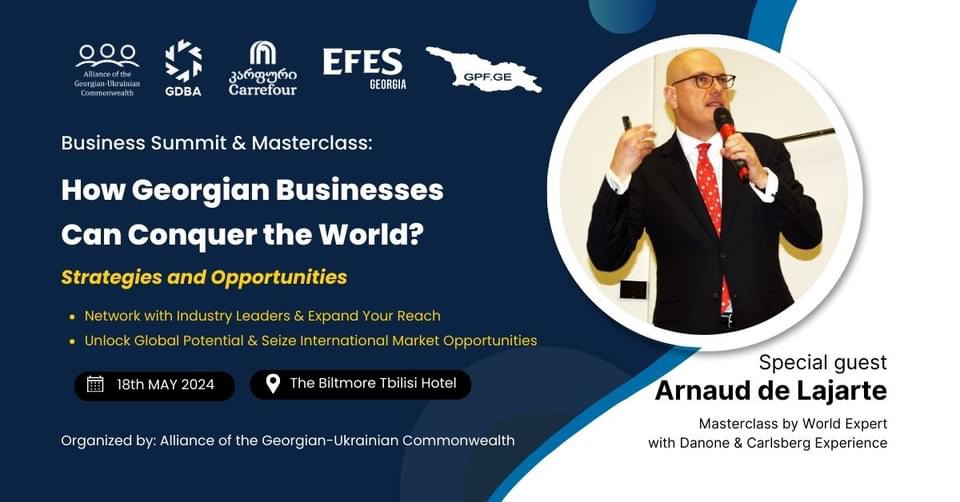 Business Summit & Masterclass: How Georgian Businesses Can Conquer the World