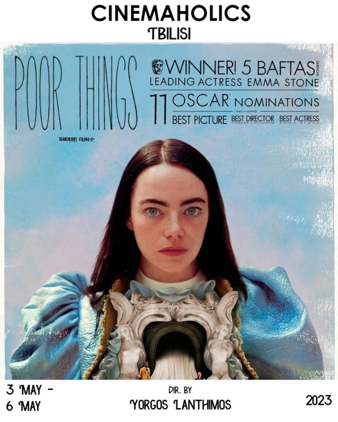 From 3.05 to 8.05 at Cinemaholics Tbilisi – “Poor Things” (dir. Yorgos Lanthimos, 2023)