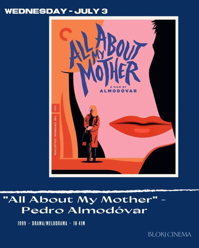Film “All about my mother” in Bloki.artspace July 3 at 19:30