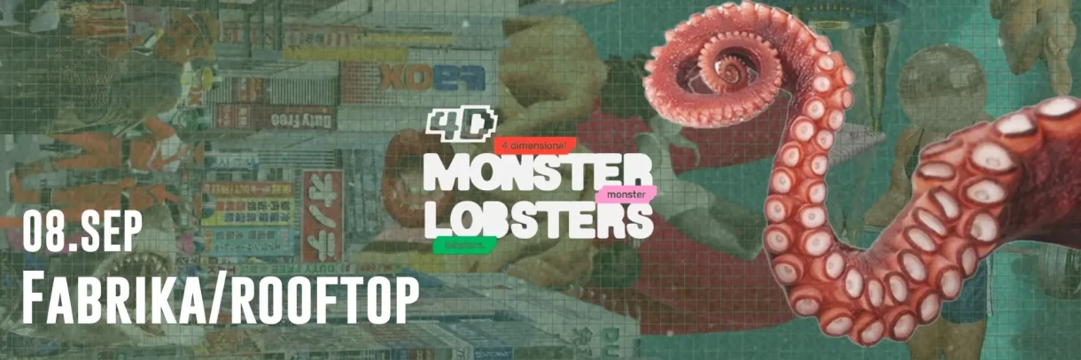 4D Monster Lobsters-ის კონცერტი ფაბრიკის სახურავზე