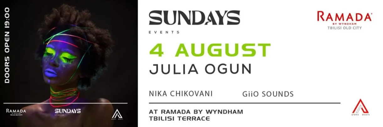 SUNDAYS ROOFTOP - JULIA OGUN