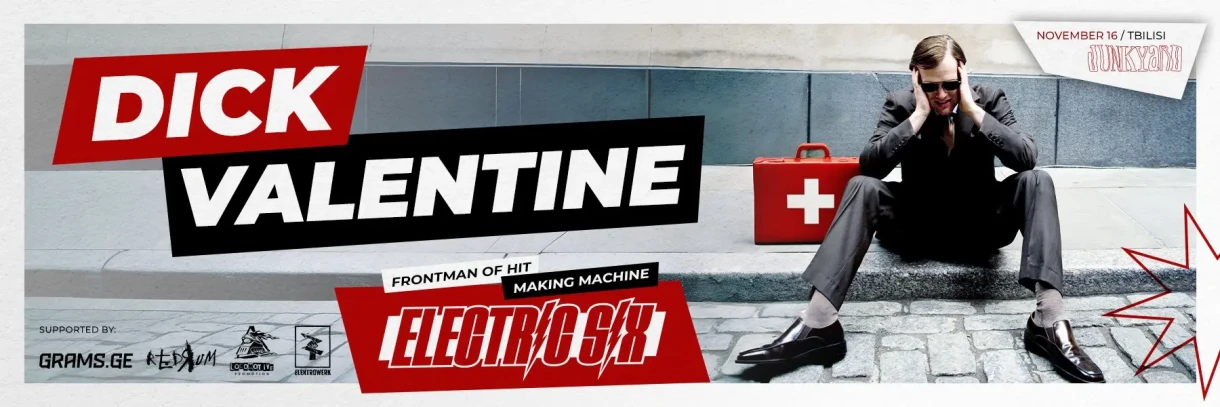 DICK VALENTINE (ELECTRIC SIX) IN TBILISI