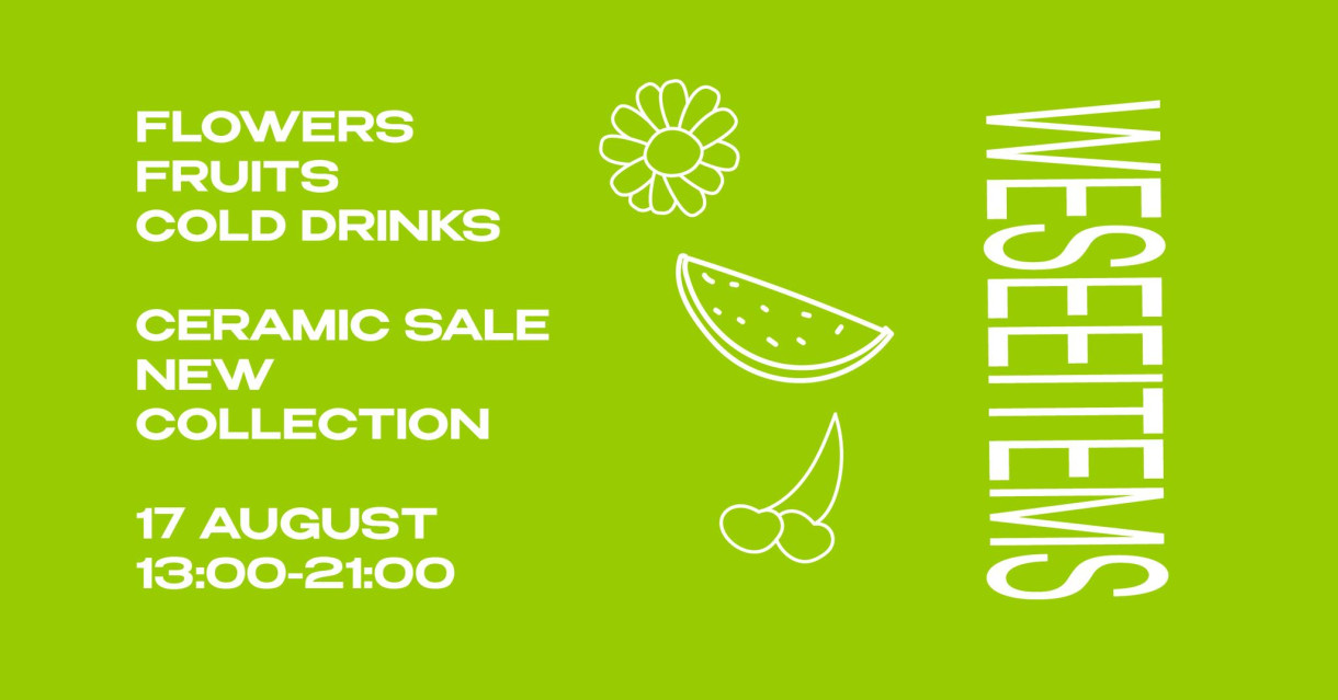 Friuts & Flowers + ceramic sale at we see items