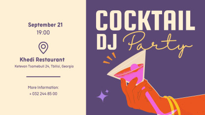 DJ and Cocktail Party