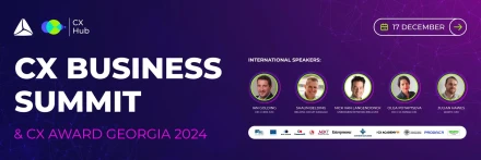 Перенесено на неопределённый срок - Customer Experience (CX) Business Summit & CX Award Georgia 2024