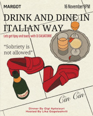 DRINK AND DINE IN ITALIAN WAY AT MARGOT