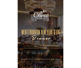 საშობაო ვახშამი 31 დეკემბერს Olives Restaurant-ში