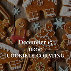 საშობაო ორცხობილების დეკორირება