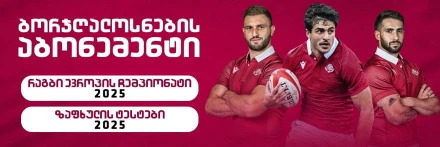რაგბი I ბორჯღალოსნების აბონემენტი