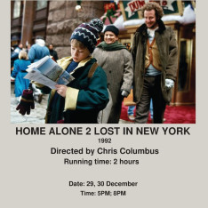 Join us for the screening of Home Alone 2: Lost in New York!