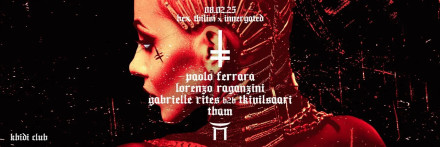 HEX TBILISI X INNERGATED at KHIDI: LORENZO RAGANZINI • PAOLO FERRARA • GABRIELLE RITES B2B TKIVILSAARI • THAM