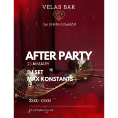 Afterparty at Velas Bar!