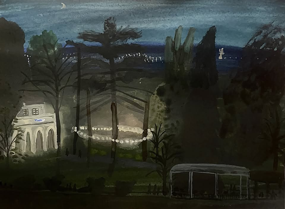 Alisa Maslova. Watercolors made during the Residence in Licht Gallery