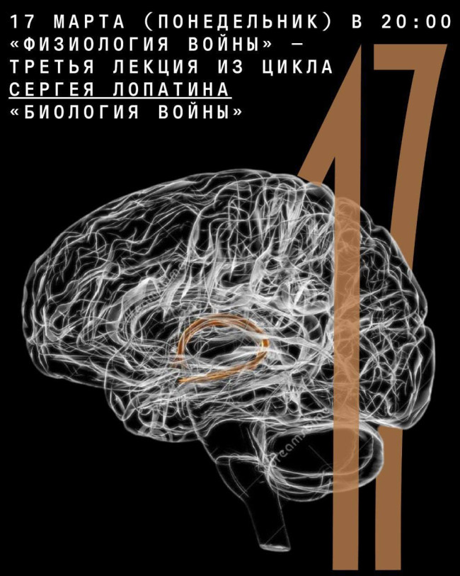“Physiology of War” – the third lecture in Sergey Lopatin’s series “Biology of War”