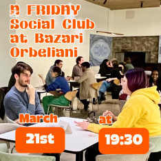 REAL TALK Tbilisi – პარასკევის ინგლისური სოციალური კლუბი!