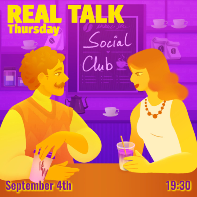 REAL TALK Tbilisi – ხუთშაბათის სოციალური კლუბი!