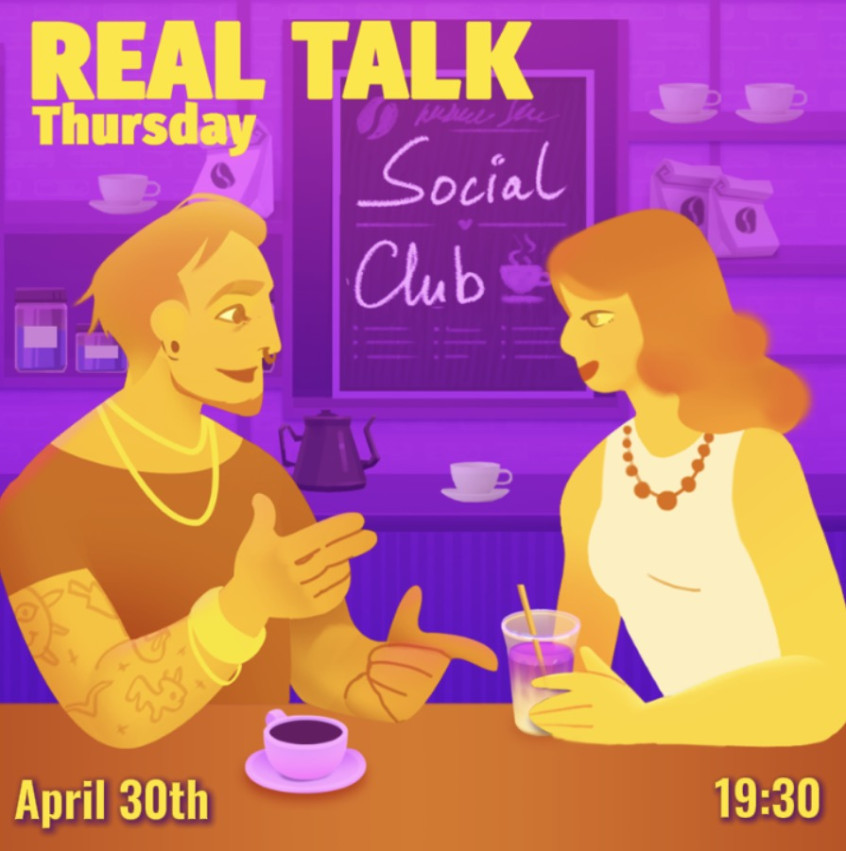 REAL TALK Tbilisi – ხუთშაბათის სოციალური კლუბი!