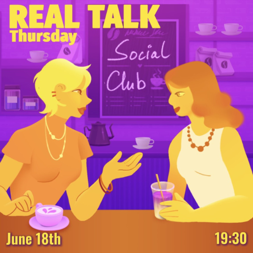 REAL TALK Tbilisi – ხუთშაბათის სოციალური კლუბი!