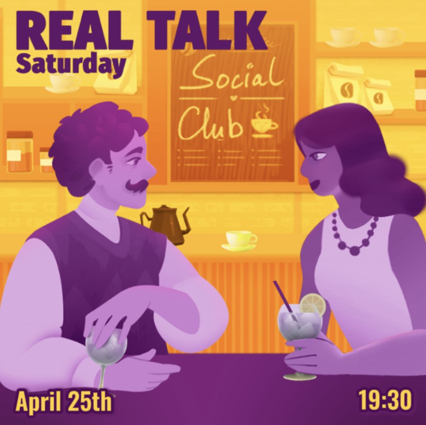 REAL TALK Tbilisi – შაბათის ინგლისური სოციალური კლუბი!
