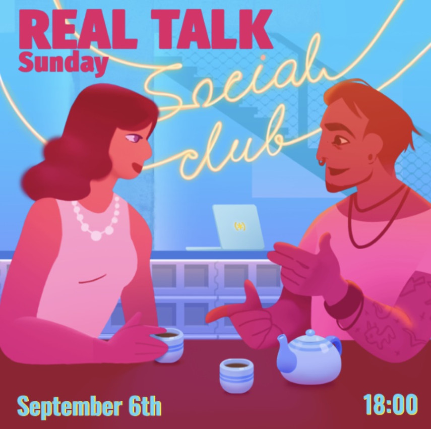 REAL TALK Tbilisi – კვირის ინგლისური სოციალური კლუბი!