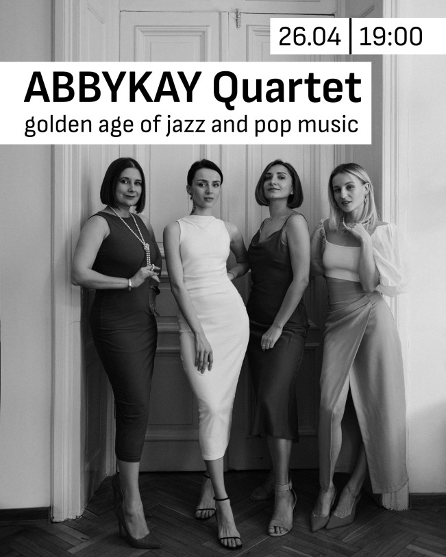 ABBYKAY QUARTET & THE BAND “Golden age of jazz and pop music”