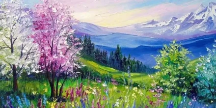 Masterclass “Spring on Canvas”