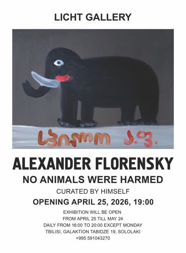 LICHT GALLERY opens “No Animals Were Harmed”, a solo exhibition by Alexander Florensky