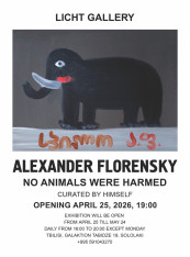 LICHT GALLERY opens “No Animals Were Harmed”, a solo exhibition by Alexander Florensky