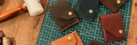 Мастер-класс по изготовлению кожаного кошелька