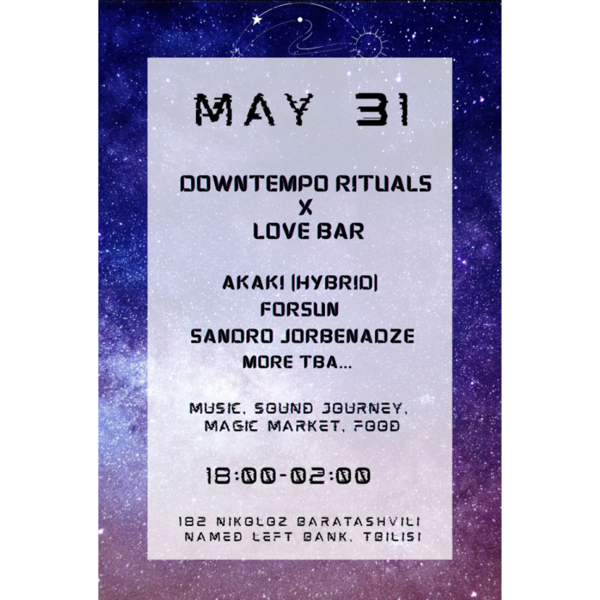 Downtempo Rituals x Love Bar