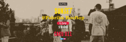 Sunset at Fabrika Rooftop