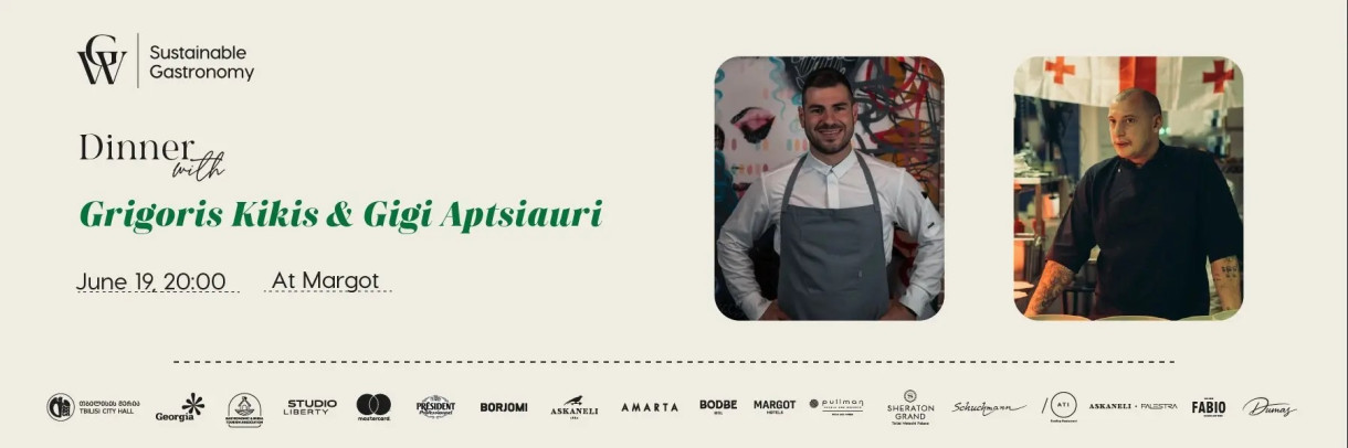 Dinner: Grigoris Kikiz & Gigi Aptsiauri