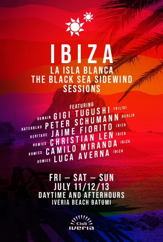 Ibiza: შავი ზღვის სესიები ივერია ბიჩ-ზე