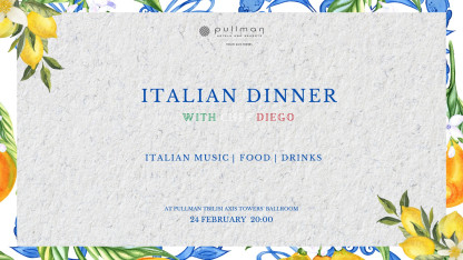 Italian Dinner with Chef DIEGO BUTTIGLIONE