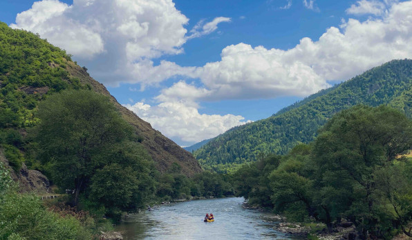 Rafting on Mtkvari River