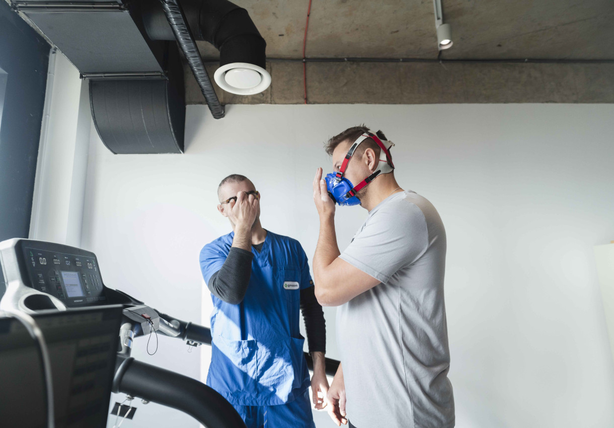 Fitness test VO2 max - 422