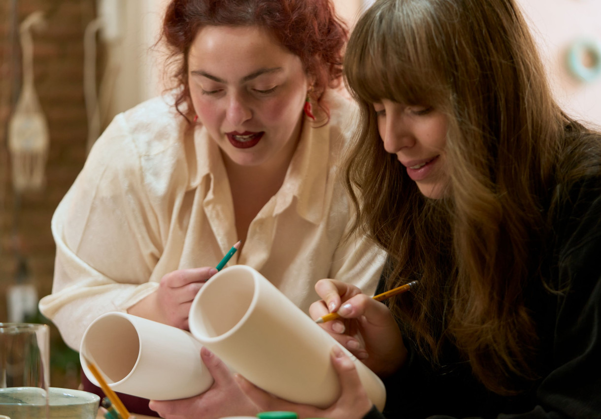 Ceramic Vase Painting - 1346