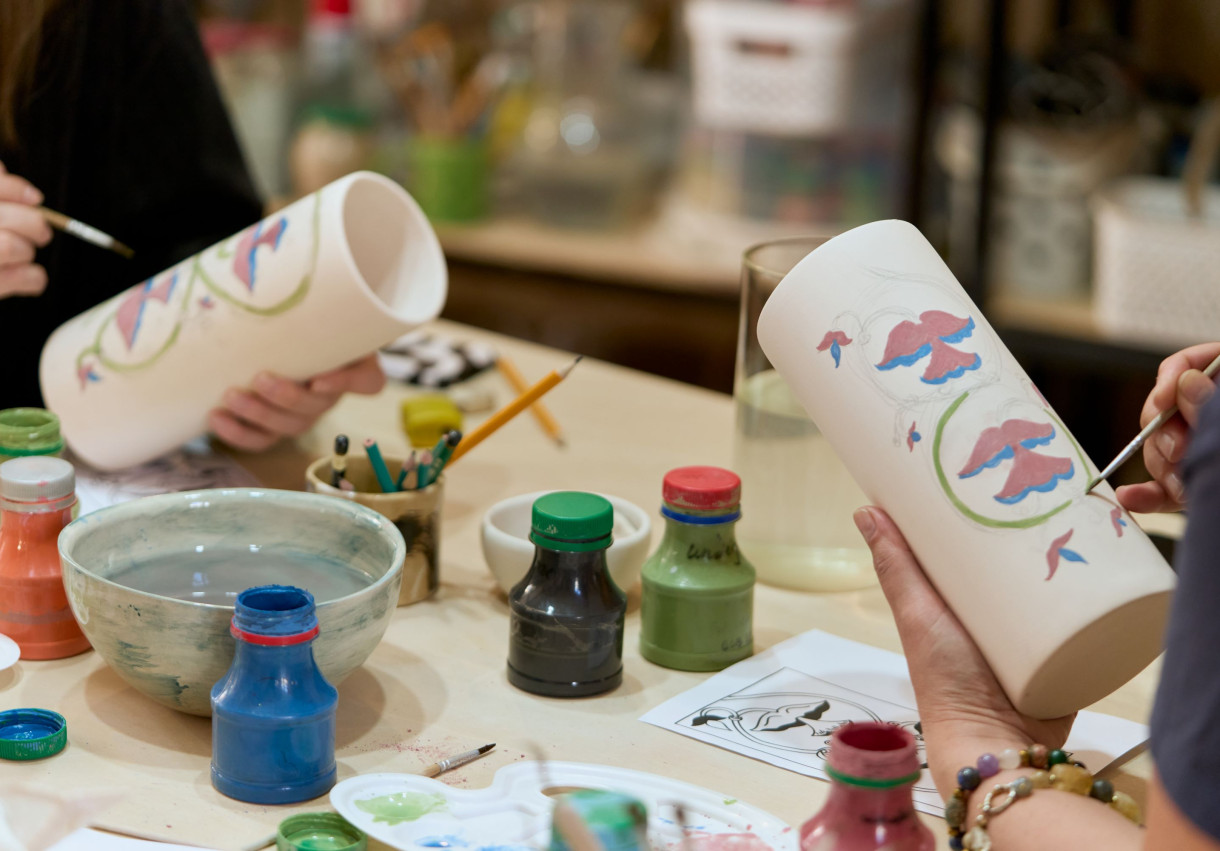 Ceramic Vase Painting - 1349