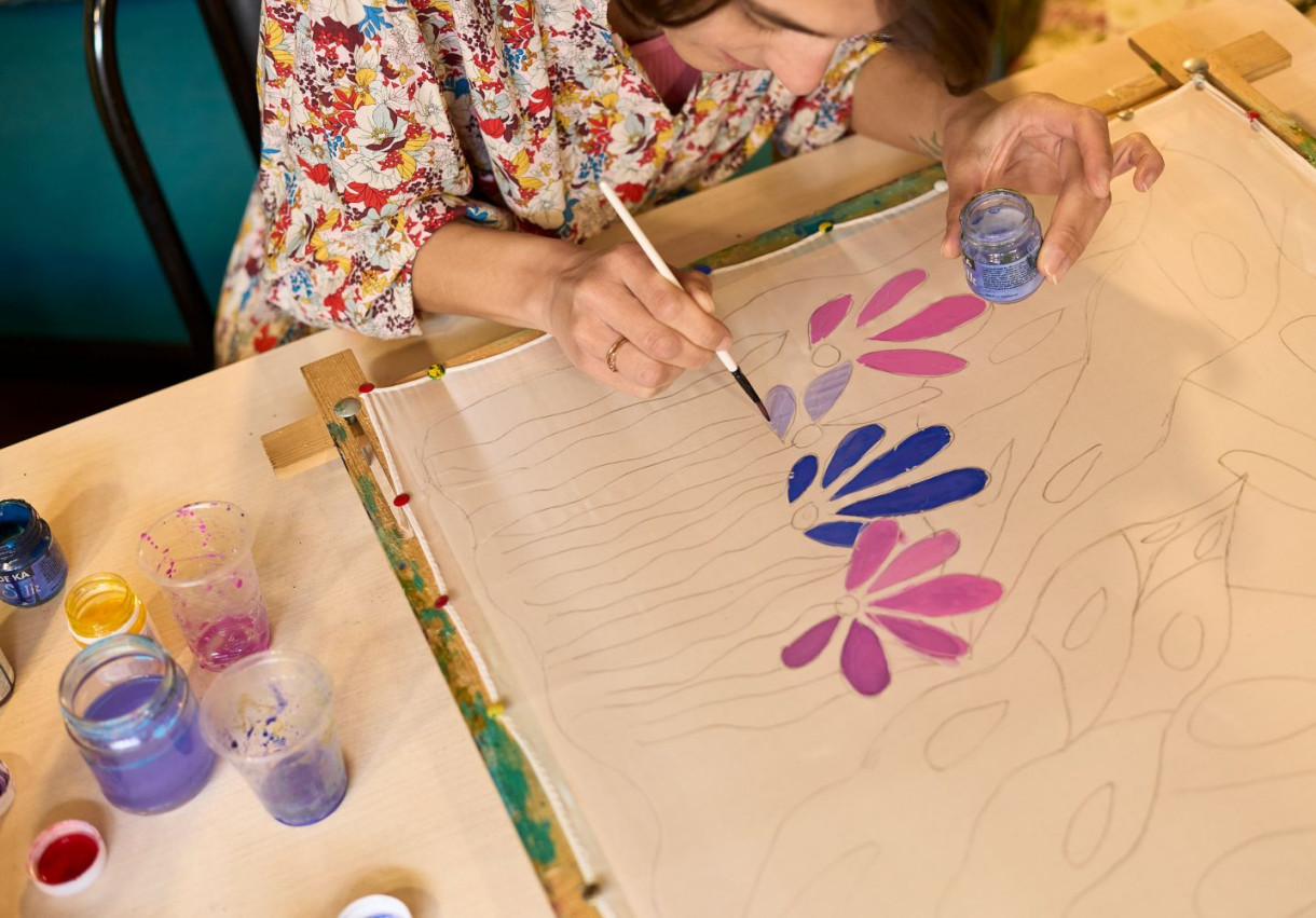 Workshop in Technique of Cold Batik - 1352
