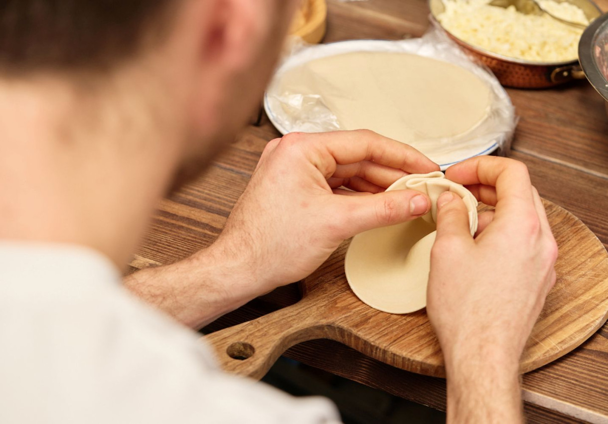 Khinkali and Khachapuri Making Master Class - 1390