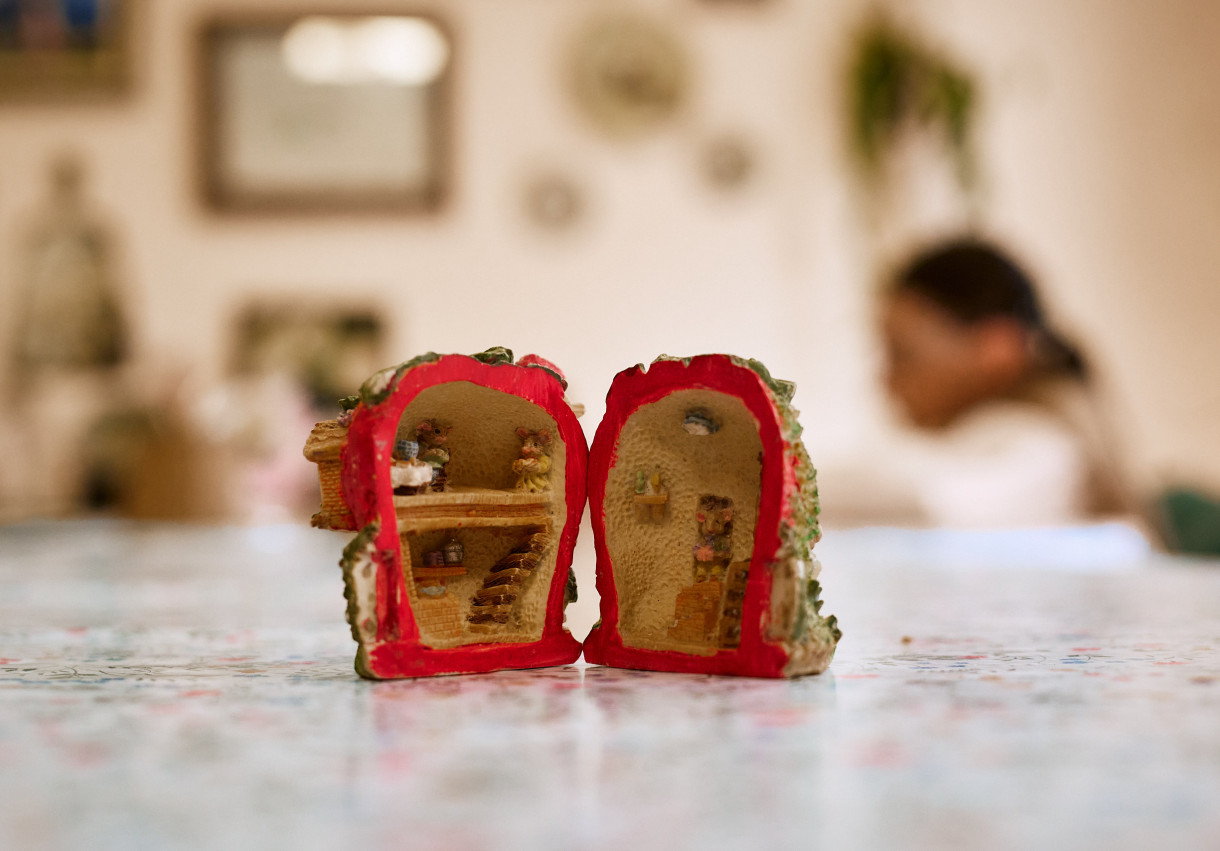 Painting a Strawberry House