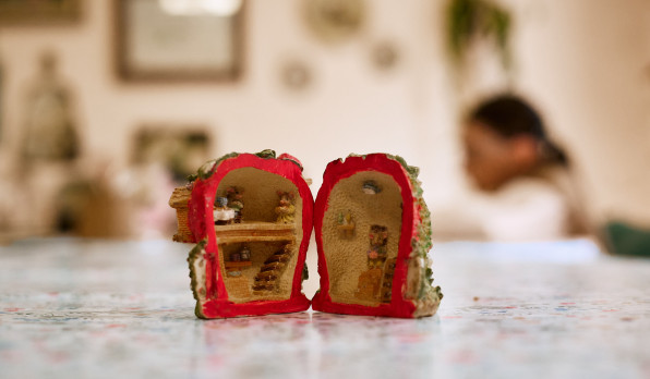 Painting a Strawberry House