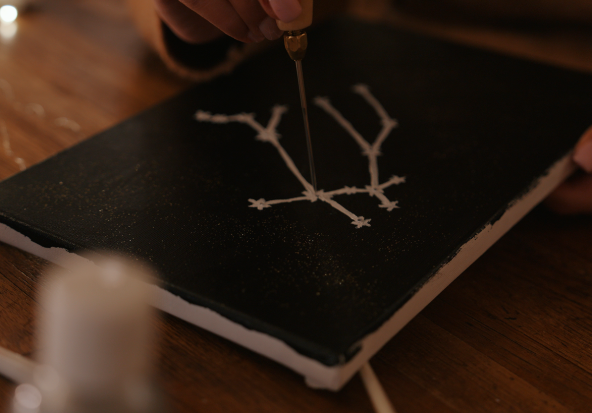 Illuminated Zodiac Constellation Panel - 1642