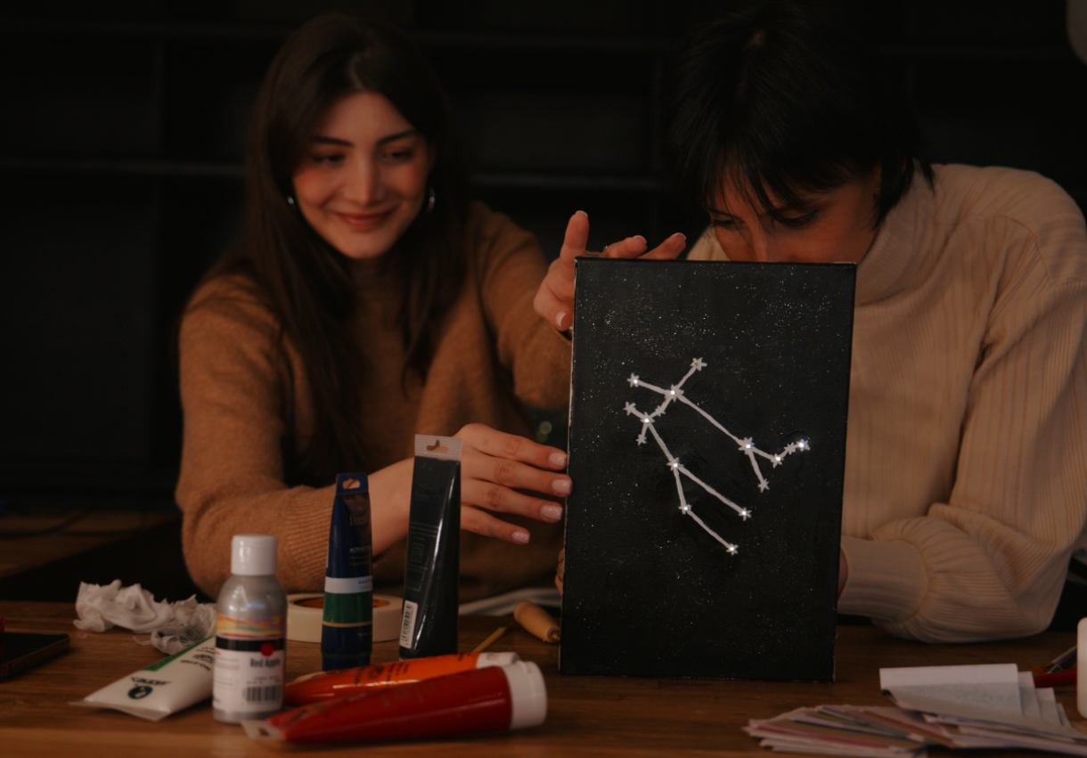 Illuminated Zodiac Constellation Panel - 1643