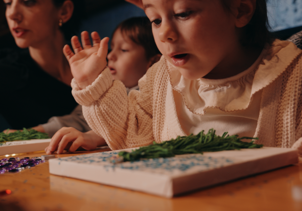 Illuminated Christmas tree panel - 1682