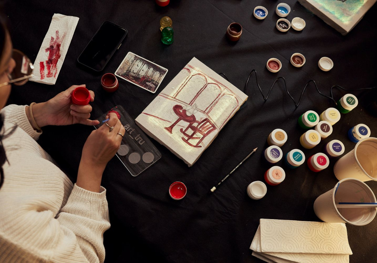 Мастер-класс по созданию светящейся картины - 1749