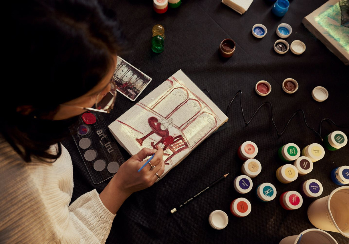 Мастер-класс по созданию светящейся картины - 1750