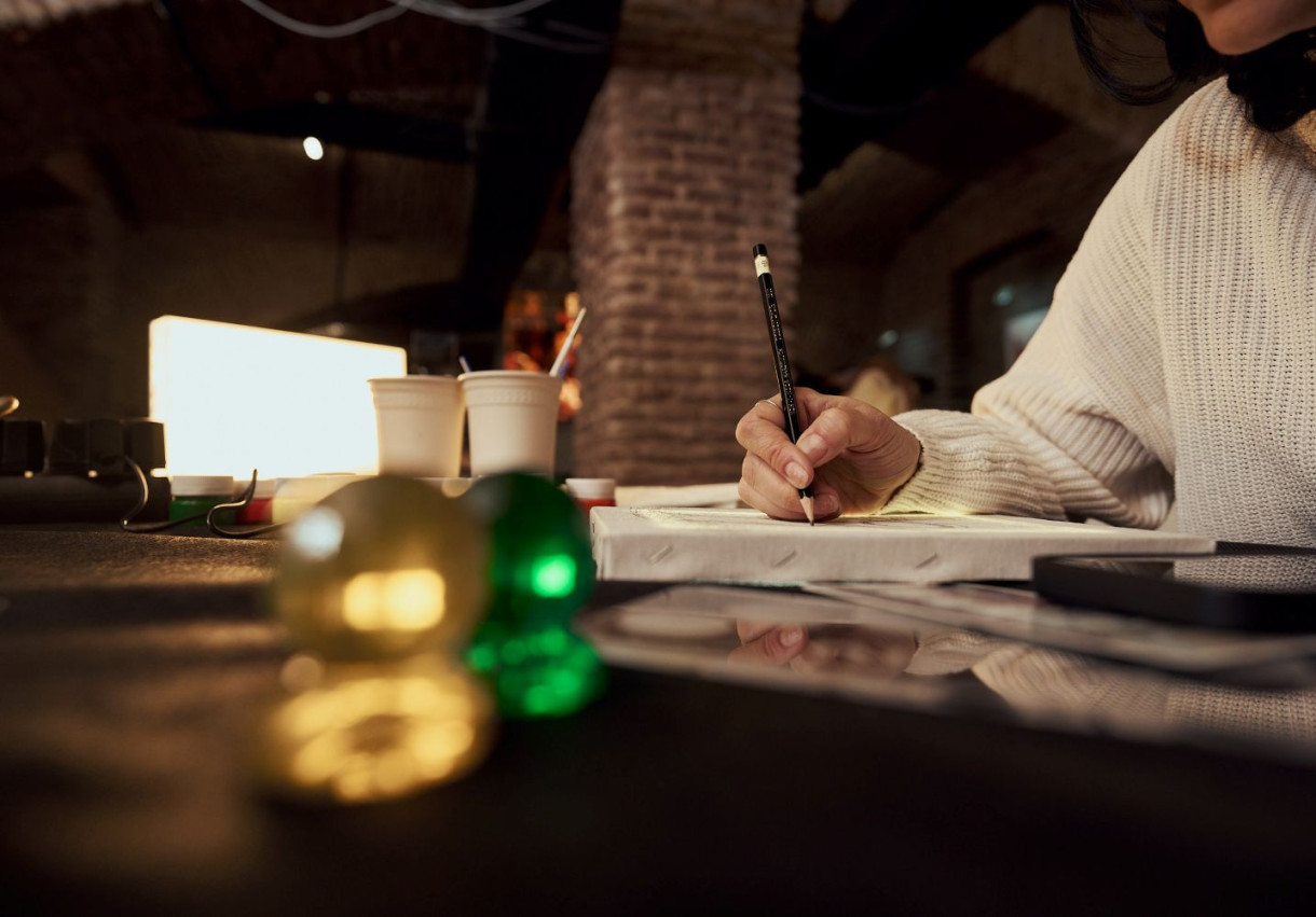 მანათობელი ნახატის მასტერკლასი - 1855