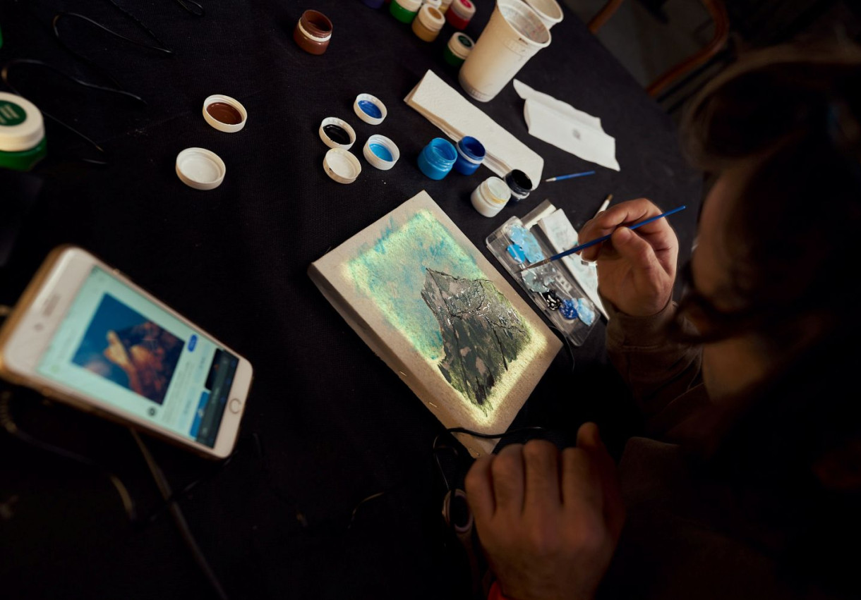 მანათობელი ნახატის მასტერკლასი - 1856